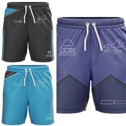 2023 New F1 Driver Racing Shorts Formula 1 Team Breathable Shorts Summer Men's Casual Fashion Oversized Outdoor Sports Short Pants