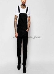 Men's Jeans Boyfriend Jeans For Women Mens Streetwear Pocket Jeans Overall Jumpsuit Overall Suspender Pants Calca Masculino E219435451L230911