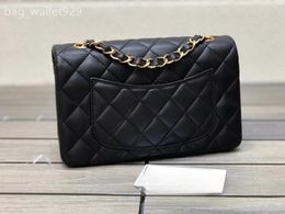 5A luxury Bags fashion designer shoulder handbag ladis caviar sheepskin genuine leather bag metal adjustable strap cc mini bag gold sliver hardward 20 cm with box