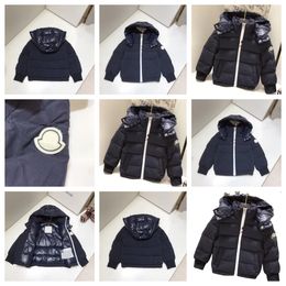 kid designer coat winter Down Coat Jackets baby clothes kids coats girl boy jacket Color blocking down White goose down Nylon Fabric outwear warm clothing jackets