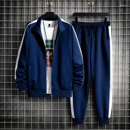 Men's Tracksuits Men Set Casual Mens Sportswear Jackets Pants Two Piece Sets Fashion Jogging Suit Outfits Gym Clothes Fitness