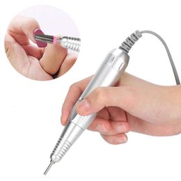 Nail Manicure Set 35000RPM Electric Art Drill Pen Handle File Polish Grind Machine Handpiece Pedicure Tool Accessories 230911