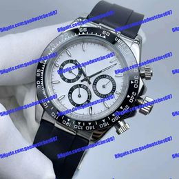 5 model With original box Mens Watches CAL.2813 Automatic Movement 40mm Cosmograph 126518 116518 126519 white Watch Sapphire Men's Wristwatches Rubber strap 2023 new