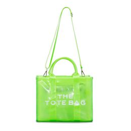 Womens Mesh Totes Bags Fashion Shopper Shoulder Bag Canvas Woody Tote Handbags BBC09254f