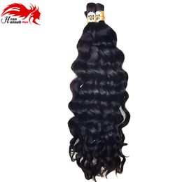 Brazilian Bulk Hair For Braiding Unprocessed Bulk No Weft Micro Braids 3 bundles 150g Deep Curly209H