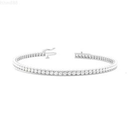 Igi Certified Round Brilliant Cut Tennis Bracelets Natural and Lab Grown White Real Diamond Tennis Bracelet From India