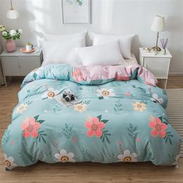 AB Version Dual-sided Duvet Cover Soft Comfortable Cotton Printing Comforter Cover Adult Children Home Textiles Quilt Cover LJ2011235M