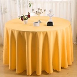 Table Cloth 2023 Square Cover Pure Colour Round Cloth_AN1743