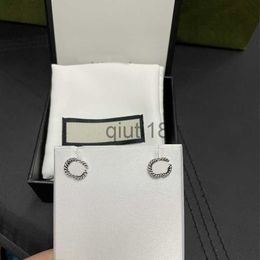 Stud Fashion Stud Earrings For Women Small Silver Earring Designers Jewellery Luxury Letters G Studs Hoops Ornaments Necklaces With Box 2061102R x0911