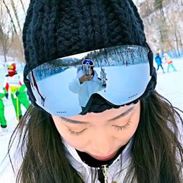 Men Women HD Ski Goggles UV400 Anti-Fog Ski Eyewear Winter Windproof Snowboard Glasses Skiing Goggles Snowboarding Glasses252J303x