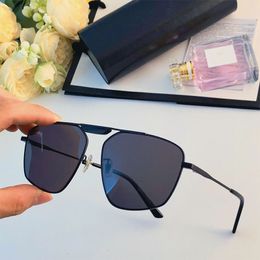 High quality metal designer style fashionable pilot driving with irregular optical frame BB0246 hip-hop men and women