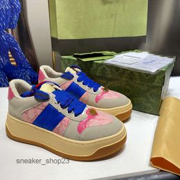 Sapatos de moda sola masculina pão 2024mac80 rosa versátil tênis feminino feminino de sapato grosso, designer de caseiro pequeno sujo 9hy2