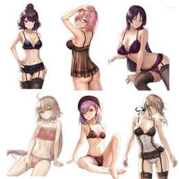 Wall Stickers Three Ratels CA67 Fate/Grand Order Sexy Girl Underwear Party Waterproof Decal Auto Wrap On Fridge Toilet Car Bike