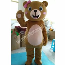 Mascot Costume Bear Animal Mascot Costumes Halloween Christmas Event Role-playing Costumes Role Play Dress Fur Set Costume