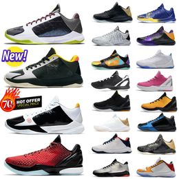 6 Reverse Grinch 20 xx Basketball Shoes Mamba Men Big Stage Chaos 5 Protro Rings Metallic Gold All Star I Promise Mens Trainers Sports Sneakers 46