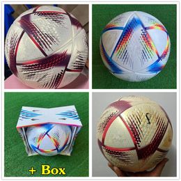 New World Cup 2022 soccer Ball Size 5 high-grade nice match football Ship the balls without air284c