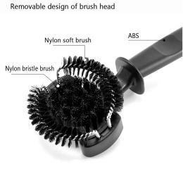 Coffee Grinder Brushes 5158mm Espresso Machine Cleaning Brush Replaceable Head Maker Cafe Cleaner Brewing Tool 230327 ZZ