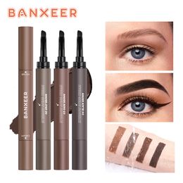Eyebrow Enhancers BANXEER Pomade Brow Gel Creamy 4 Colours Natural Waterproof Long Lasting Highly Tint Shade With Brush Makeup 230911