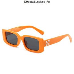 Sunglasses Luxury Fashion Offs White Frames Style Square Brand Men Women Sunglass Arrow x Black Frame Eyewear Trend Sun Glasses Bright Sports Travel Sunglasse XWC7