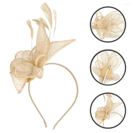 Bandanas Cocktail Party Hat Women Fascinator Hair Accessory Women's Fascinators Clip Hairband Tea Abs