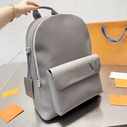 Leather Backpack Designer Travel Bag Michael Discovery Takeoff Backpack Shoulder Bag School Bag M57079