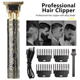 Electric Shavers T9 Hair Trimmer Barber Clipper Cutting Machine Beard Shaving Wireless Razor Men Shaver 230911