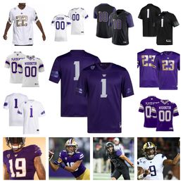 Washington Huskies Football Jersey 87 Ryan Otton 22 Cameron Davis 20 Asa Turner 0 Giles Jackson 18 Vincent Holmes 3 Rashid Williams 28 Sam Adams II 81 Mason Wheeler