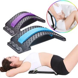 Integrated Fitness Equip Back Massager Lumbar Support Stretcher Spinal Board Lower and Upper Muscle Pain Relief for Herniated Disc271N