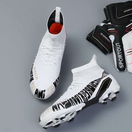 New Kids Football Boots Men's Children's AG Long Nail Soccer Shoes Youth Boys Girls TF Training Shoes