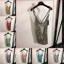 Sexy vestido oco brilhante diamante vestido para mulheres streetwear boate festa sem costas vestidos designer feminino malha sling saias