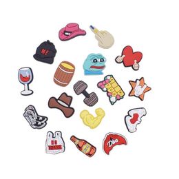 Shoe Parts Accessories Novelty Cartoon Pvc Charms Buckles Boys Girls Fit Bracelets Clog Jibz Shoes Wristband Kids Gift Drop Delivery Dhbcz