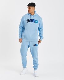 SS Winter Sports Hoodrich Hoodie Men Carteira Raio Toalha Toalha Bordada Soler Bordada Para Solidado Blue Colorido