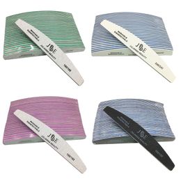 Nail Files 50Pcs 100150180240 Washable File Sanding Buffer Manicure Pedicure Professional UV Gel Polishing Tools 230909