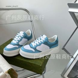 Shoe 2024mac80 White Shoes Mens Leather Thick Women's Fashion Sneaker Board Casual Genuine Old Flower Sole Biscuit Small Sports Men's Couple Zs2f