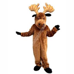 Elk Deer Mascot Costume Walking Halloween Suit Large Event Costume Suit Party dress Apparel Carnival costume