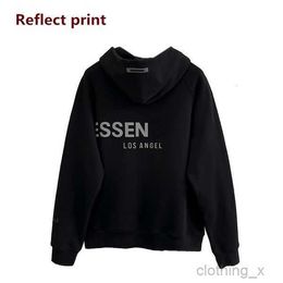 2030 Luxury Ess Reflect Letter Printed Zip Up Fashion Hoodie Sweatshirt Women Men's Hoodies Sport Coat Pullover Gothic Long Sleeve Oversized Hooded Jacket PVO7