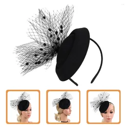 Bandanas, Tea-Party-Hut, Blumen-Kopfbedeckung, Hüte für Damen, modische, elegante Baskenmützen, Damen-Fascinatoren, Fasinatoren, The Hair Wool Miss