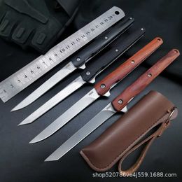 Outdoor folding knife seconds open pop-up portable knife high hardness household fruit cutting multi-functional sharp pocket kni