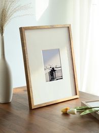 Frames Solid Wood Picture Frame Hanging Wall Simple Large Size Po Interior Home Decoration Fashion Mounted Puzzle