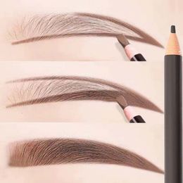 Eyebrow Enhancers 1Pcs Black Brown Grey Pull Pencil Waterproof Eye Brow Enhancer Pen Long Lasting Professional Eyes Makeup Tool Cosmetics 230911