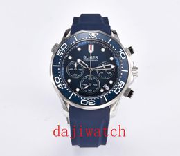 Wristwatches 41mm Sapphire Crystal Automatic Movement Men Watch GMT Ceramic Bezel Panel Nylon Belt Rubber Stainless Steel