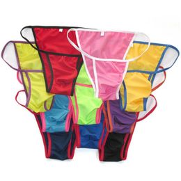 Mens String Bikini Fashional Panties Bulge Contoured Pouch G4481 Stretchy Swim mens underwear312r