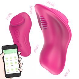 Adult Toys APP Control Wearable Vibrator for Women Clit Stimulator Wireless Bluetooth Magnetic Wear Vibrating Female Masturbator Sex 230911
