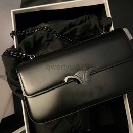 Shoulder Bags Black designmer bag Chain Triumphal Bag 2023 New Autumn/Winter Junior High Quality Underarm Bag Shoulder Handbag tote bagqwertyui879