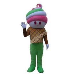 Mascot Costume Summer Ice Creams Mascot Costumes Halloween Christmas Event Role-playing Costumes Role Play Dress Fur Set Costume