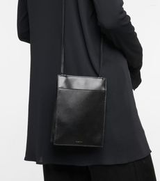 Shoulder Bags 2023 Style Lcu Cowhide Simple Debee Mobile Phone Bag Oblique Cross Package Single