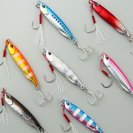 Baits Lures Japen Metal Cast Jig Spoon 101520304050g Shore Casting Jigging Fish Sea Bass Fishing Lure Artificial Bait Tackle 230911