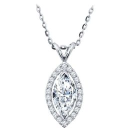 Update Gemstone Pendant Necklace Silver Chains Crystal Necklaces Women Necklaces Jewellery