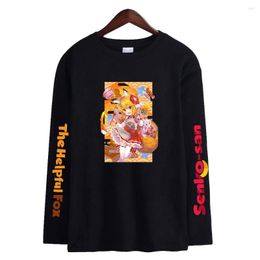 The Shirts Men's San Senko T Helpful Anime T-Shirts Fashion Casual Men Women O-Neck Long Sleeve Haruku Sports T-Shirt Sweatshirts Tops he - -Shirt ops