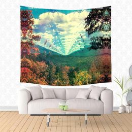 Tame Impala Pattern Tapestry Decorative Wall Hanging Carpet Bedding Outlet Door Curtain Textiles 210609205g